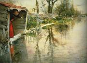 Carl Larsson Wide Loing Spain oil painting artist